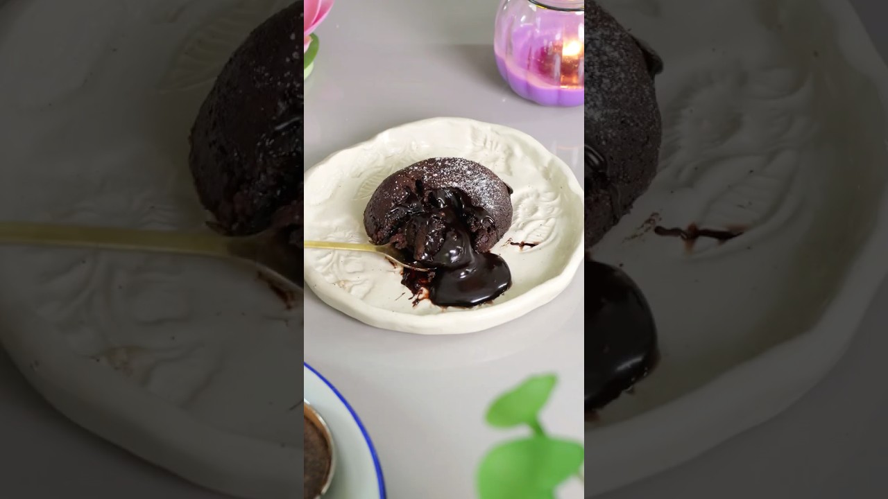 Healthy Choco Lava Cake Recipe | Made with Ragi, No Eggs, No Oven! Healthy Choco Lava Cake Recipe | Made with Ragi, No Eggs, No Oven!