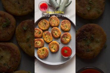 Healthy Foxtail Millet Tikkis #shorts #youtubeshorts #foxtailmillet #tikki #ytshorts