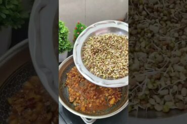 MIX SPROUTS BHAJI#ytshorts#youtubeshorts#quick and easy recipes #healthy recipes