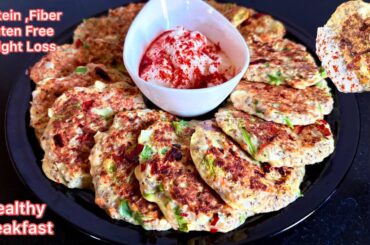 Oats & Chia Seeds Protein Rich Busy Morning Breakfast No Flour Low Carb / Healthy Breakfast Ideas