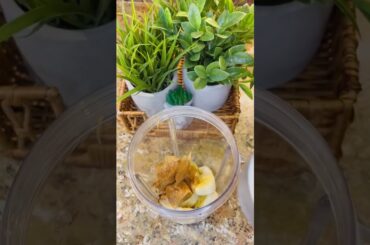 Banana oatmeal smoothie / healthy breakfast / weightloss smoothie