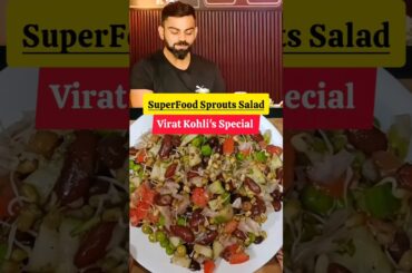 Virat Kohli REVEALS Super Healthy Sprouts Salad for Peak Performance #shorts #sproutssalad