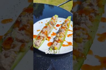 I Bet You Haven't Tried Tuna Cucumber Boats