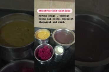 45 mins cooking | Breakfast and lunch ideas | cabbage moong dal kootu | beetroot thogaiyal