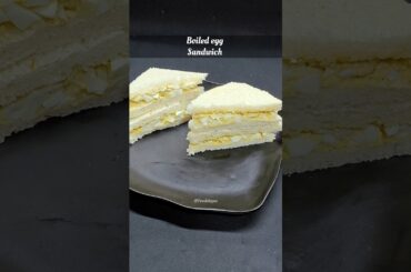 Boiled Egg Sandwich Recipe | Quick Breakfast in 5 Minutes | Foodsteps #shorts #eggsandwich