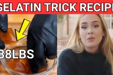 GELATIN TRICK RECIPE (I LOST 38 LBS!) - GELATIN TRICK FOR WEIGHT LOSS STEP BY STEP RECIPE