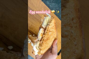 Egg sandwich recipe | quick and easy breakfast sandwich #egg #sandwich