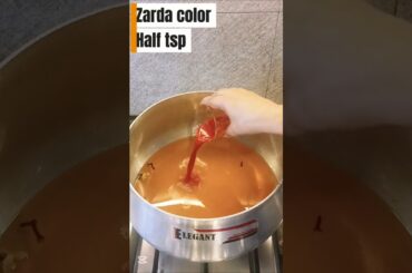 Aaj dawat or banaya mazedar degi zarda!! #like #food #recipe #cooking #easyrecipe