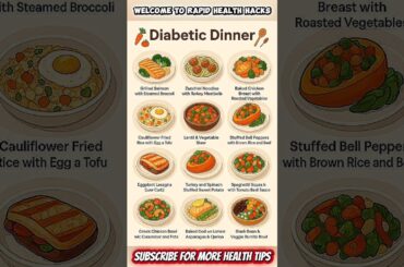 Best Diabetes-Friendly Dinner Ideas | Healthy Low-Sugar Meals