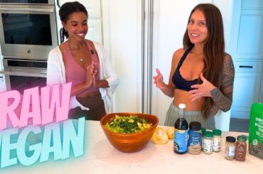 MY FAVORITE RAW VEGAN SALAD RECIPE | QUICK, EASY, DELICIOUS | 20 MIN HEALTHY DINNER