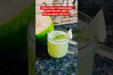 Benefit of Ash Gourd Juice | Morning Routine | Gut Health, Weight Management, Immunity & Skin Health