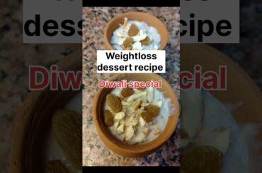 Diwali Special Weight Loss Dessert Recipe #shorts #nosugardessert #weightlossjourney