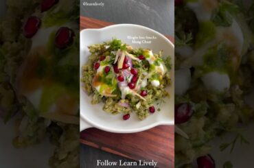 Lose Weight With This Mung Chaat ~ Weight loss Snacks | Weight loss Recipe #snacks #chaat #eatfit