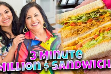 Sana ka Favorite! 3 Minute Million Dollar Sandwich Recipe in Urdu Hindi   RKK