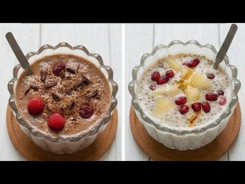 2 Perfect Chia Pudding Low Calorie Easy & Healthy recipes for Weight Loss|No Sugar No Dairy Dessert 2 Perfect Chia Pudding Low Calorie Easy & Healthy recipes for Weight Loss|No Sugar No Dairy Dessert