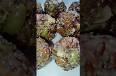 Dry fruit laddu recipe | eat 1 everyday | sugar free | #shorts #shortsvideo #shortsfeed #youtube