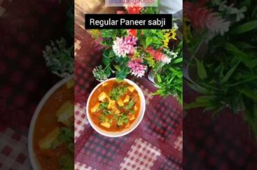 Regular Paneer sabji #low oil sbaji#withoutGravyPneer sabji@SatrangiRasoi! Healthy recipes#shorts