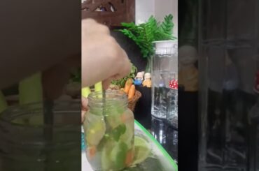 Detox Water -Cleanse Your Body #shorts #trending #detoxwater #healthy #easy #quick