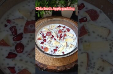 Morning Best Healthiest Breakfast|| Chia Seeds Apple Pudding|#health #breakfast #pudding #healthy