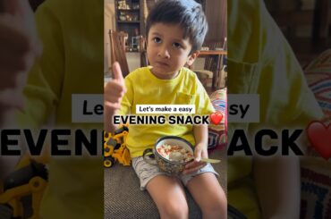 3 year old making a snack !#healthydiet #healthsnacks #snacks