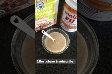 wheat porridge  recipe for baby 6+month| wheat porridge banane ka tarika| #healthyfood #viralshorts