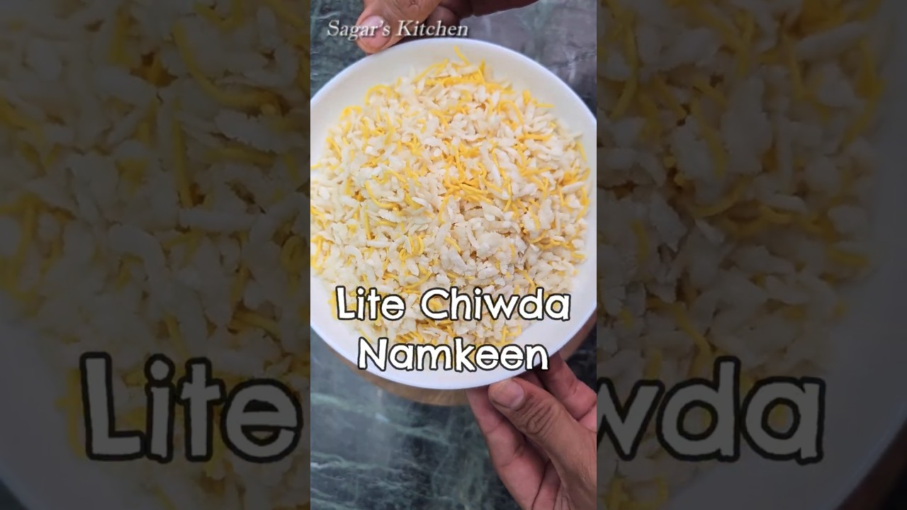Lite Chiwda Namkeen Recipe #Shorts Lite Chiwda Namkeen Recipe #Shorts