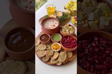 Diwali Platter #recipe #snacks #chaat #golgappa #airfryer