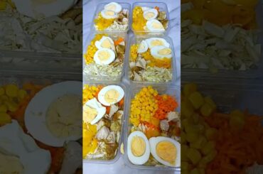 Healthy Salad Prep Recipe for Weight Loss #healthyeating #saladrecipe #healthylifestyle #shorts