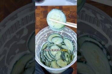 Six ingredient super easy, cucumber salad! #recipe #foodhacks #musttry #healthyfood