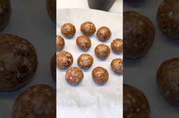 No Sugar Energy Balls | Easy Snack Recipe #HealthySnacks#recipe#shortsfeed#shorts