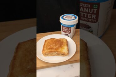 Healthy Peanut Butter Toast ASMR || #shorts #asmr #recipe #indianasmrworld #streetfood