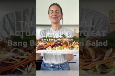 Easy Bang Bang Chicken Salad | Quick Meal Prep, Healthy Lunch & Dinner Idea