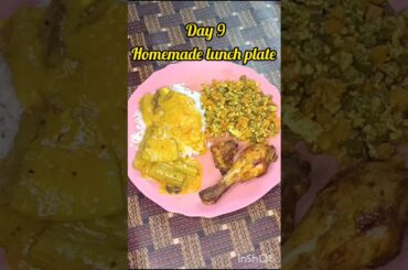 Day 9 - healthy lunch plate | #lunchplateseries #homemade #cooking #food #shorts #healthy #viral