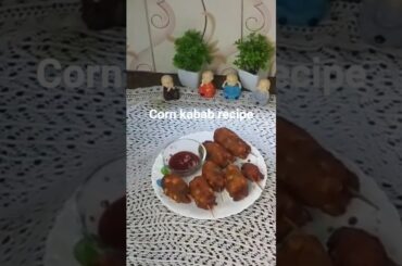 Crispy corn kabab recipe #shorts #recipe #kabab #corn #trending #viral #snacks #shortsfeed #cooking