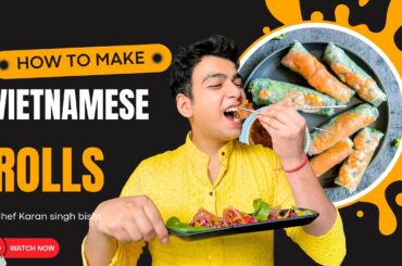 Authentic Vietnamese Spring Roll Recipe | Quick & Healthy Snack Idea