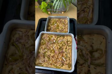 100 % Whole Wheat Focaccia Bread #shorts #creator #recipe #focaccia cia