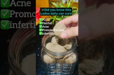 Hormones balance ladoos(PCOS/PCOD Bliss Bites)#healthy #trending #food #recipe #shorts #reels #pcos