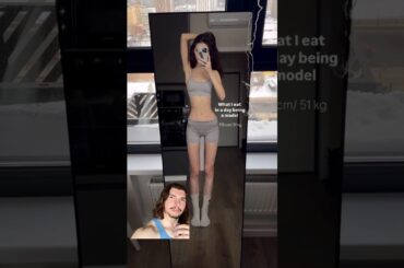 *TW* What a Model Eats in a day! (Fat Loss Coach Reacts) #fitness