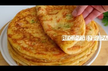 No Oil No Flour No Maida Only 3 Ingredients Healthy Breakfast Recipes For Lunch Box | Easy Dinner