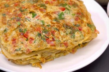 Crispy Egg Paratha | Healthy Breakfast | Street Style Egg Paratha Recipe | Anda Paratha Recipe