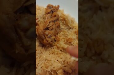 Tarka rice with chicken tikka