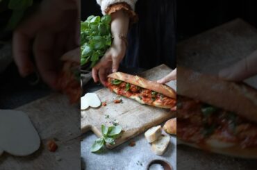 Everthing from scratch, a delicious meatball sandwich!