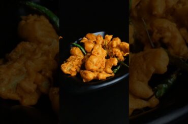 Gobhi Pakoda | Cauliflower pakora ASMR Cooking | #pakoda #snacks #shorts
