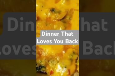 Healthy Chicken Broccoli Cauliflower Rice Casserole | Easy Low Carb Dinner Recipe