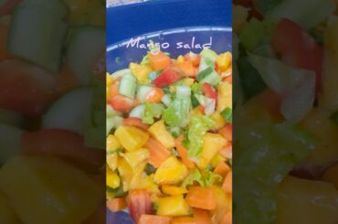 If you are a mango lover try this simple mango salad #shorts #mangosalad #lifeandlikes