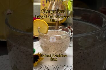 Episode-4: This Natural Ozempic Drink Melts Belly Fat FAST | chia seeds+ Isabgol drink  #recipe #diy