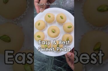 Easy & Instant Diwali Mithai.. Mawa Peda Recipe #Shorts #Peda #Mithai