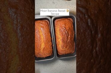 The Most Moist Banana Bread     #foodlover #bananabread #mikkymoc