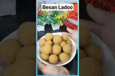 Healthy Besan Ladoo Recipe | Instant Energy #snacks #shorts  #recipe
