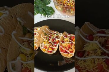 5-Minute Papad Tacos | Crispy, Healthy & Guilt-Free Snack #PapadTacos #HealthySnacks #recipe